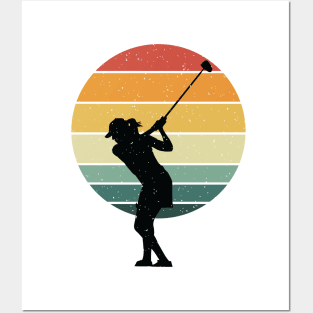 golf vintage classic retro Posters and Art